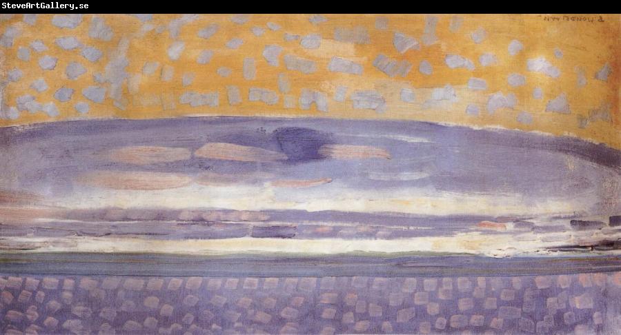 Piet Mondrian beach of castle